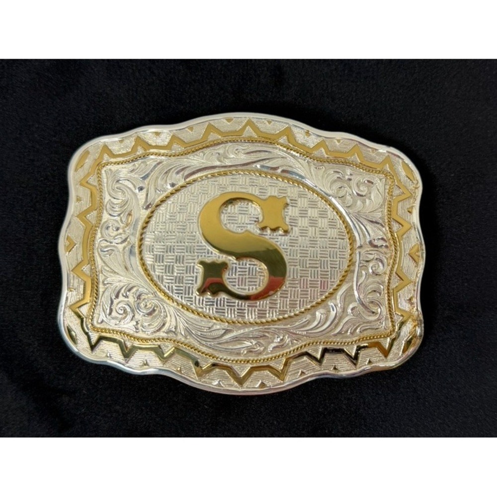 Vintage Belt Buckle Letter S